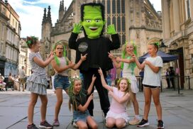 80 young dancers will take over Bath city centre for Freak Out with Frankenstein, a free family event near Bath Abbey on Saturday 3 October.