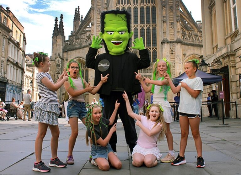 80 young dancers will take over Bath city centre for Freak Out with Frankenstein, a free family event near Bath Abbey on Saturday 3 October.