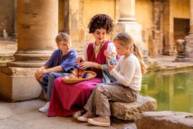 Win free entry for two adults and two children to The Roman Baths Halloween craft event with Bristol Scrapstore on 31 October.