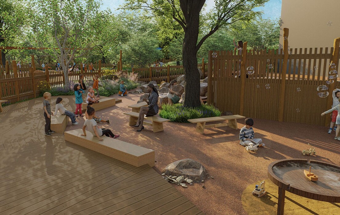 King Edward’s School, Bath has revealed new outdoor learning and play spaces as part of a £3m redevelopment of its Pre-Prep and Junior School.