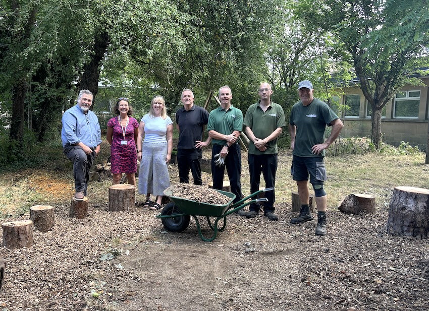 Pupils at St Martin’s Garden Primary School in Bath have returned to a new Forest School area created with help from the University of Bath.