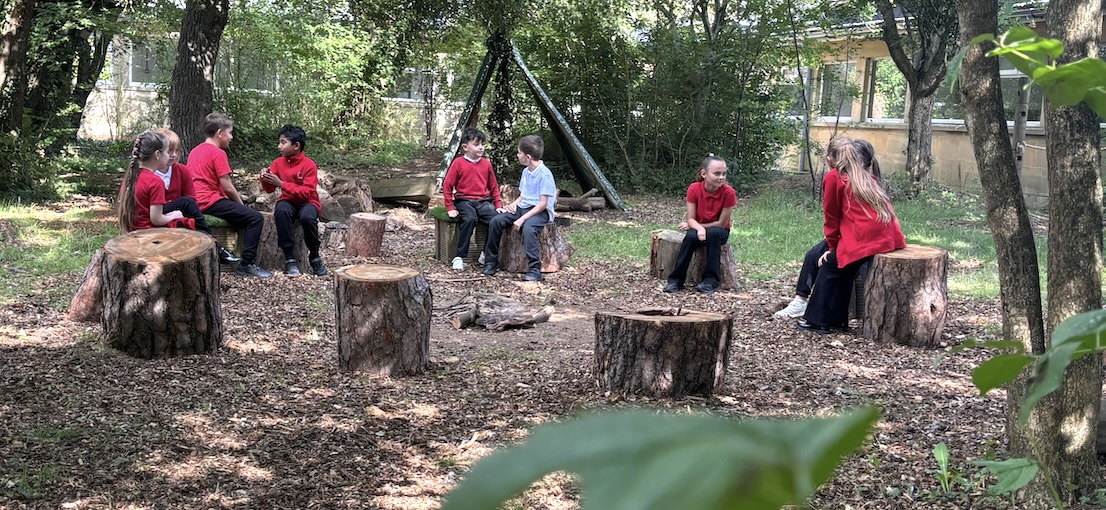 Pupils at St Martin’s Garden Primary School in Bath have returned to a new Forest School area created with help from the University of Bath.