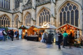 Bath Christmas Market returns from 26 November with live entertainment, 245 traders, festive treats and new attractions for families.