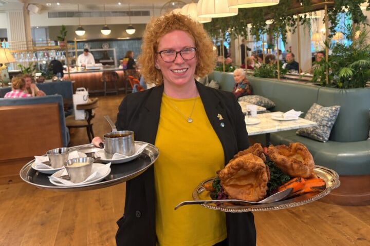 Ian Waller and his family enjoy a Sunday roast at Emberwood, Francis Hotel Bath, with delicious food, exceptional service and a wonderful dessert trolley.