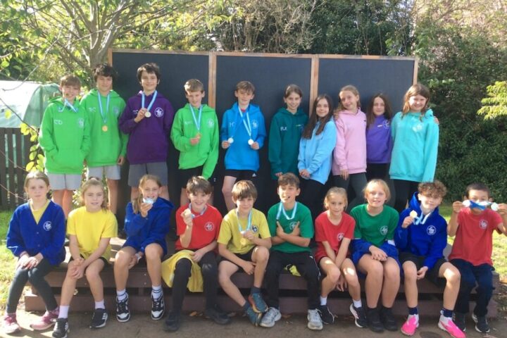 Farmborough Church Primary School celebrates two team victories and individual medals at the B&NES Cross Country Competition in Bath.