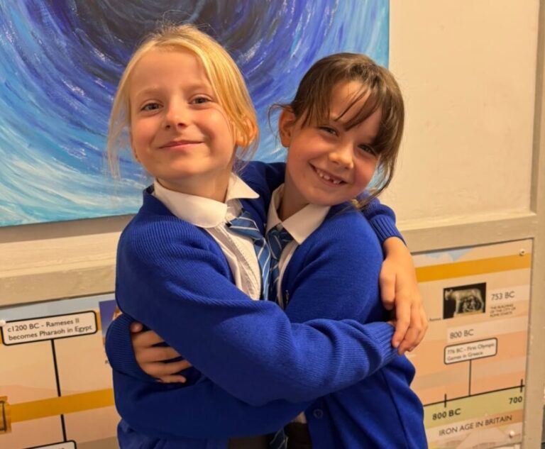 Pupils at St Mary’s Catholic Primary School in Chippenham join The Great British Skip to celebrate kindness and support charity 52 Lives.