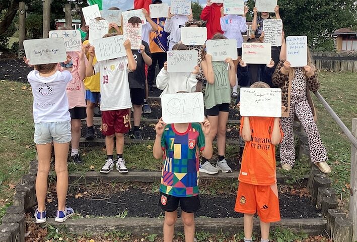 Walwayne Court Primary School pupils celebrated Languages Day with costumes, activities and new vocabulary, highlighting 16 languages spoken at the school.