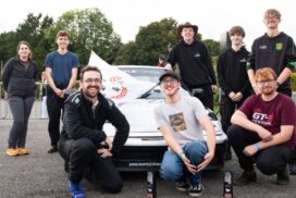 Wiltshire College Motorsport students help lecturer Sam Williams secure his second Castle Combe Hot Hatch Championship title.