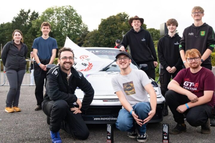 Wiltshire College Motorsport students help lecturer Sam Williams secure his second Castle Combe Hot Hatch Championship title.